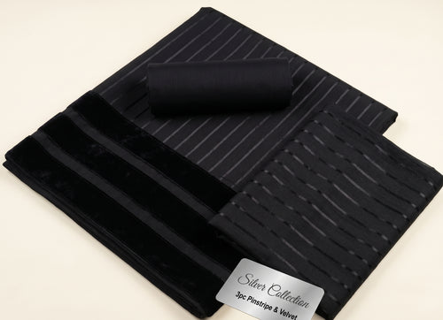 Alpine Marina Velvet 3pc (Black)