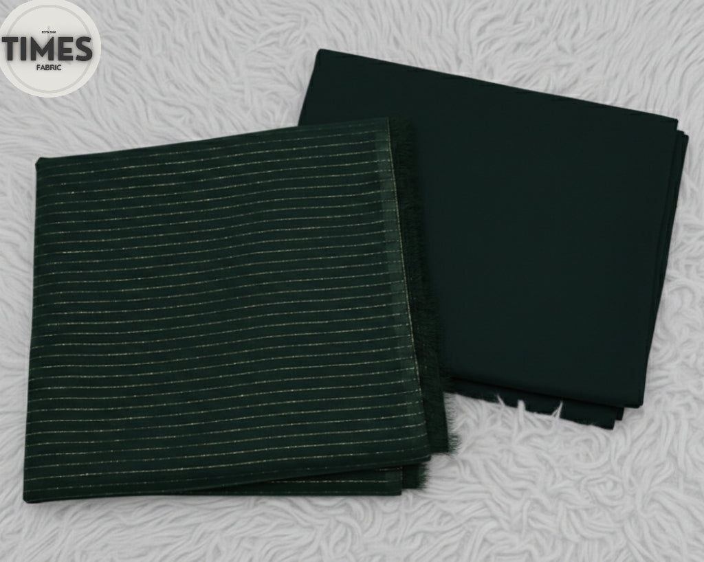 Zari Weave Lawn (Dark Green)