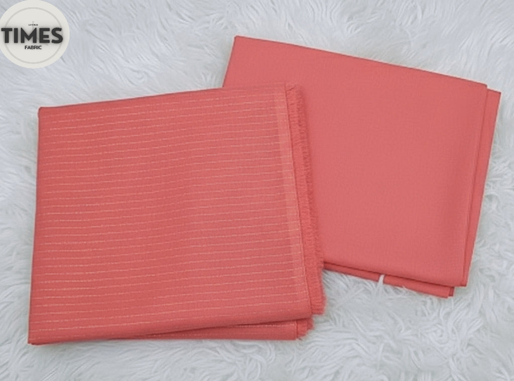 Zari Weave Lawn (Carrot Shiny)