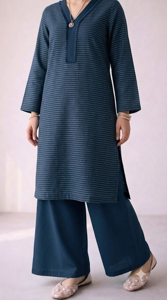 Zari Weave Lawn (Zinc Shiny)